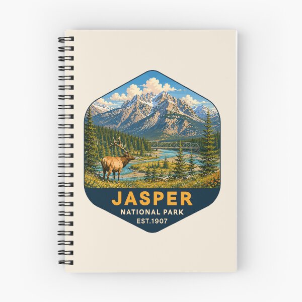 Item preview, Jasper National Park Canada – Vintage Retro Mountain Adventure designed and sold by Gideon Emmerich.