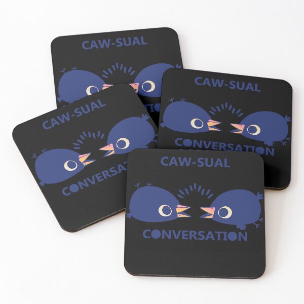 Item preview, Just Caw-sual Conversation designed and sold by SobaOda.
