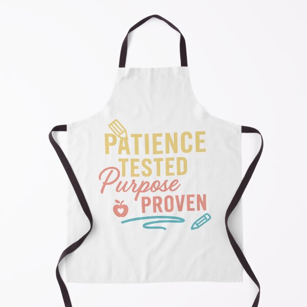 Item preview, Patience Tested, Purpose Proven – Faith-Inspired Teacher Motivation Design designed and sold by SoulThread Studio.
