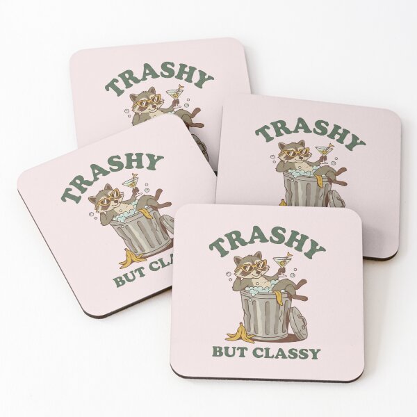 Item preview, Trashy Classy Raccoon Cocktail designed and sold by MarCinu Art.