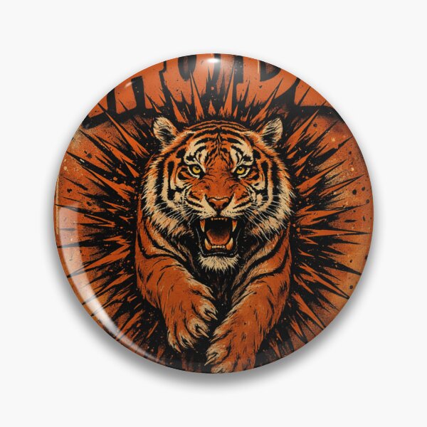 Item preview, Who Dey Cincinnati Bengal Tiger Urban Graffiti Art designed and sold by Pandora´s Box.