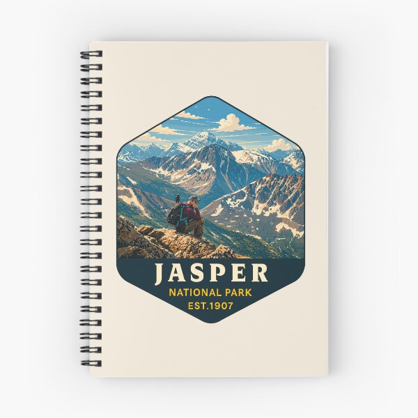 Item preview, Jasper National Park Canada – Vintage Retro Mountain Adventure designed and sold by Gideon Emmerich.