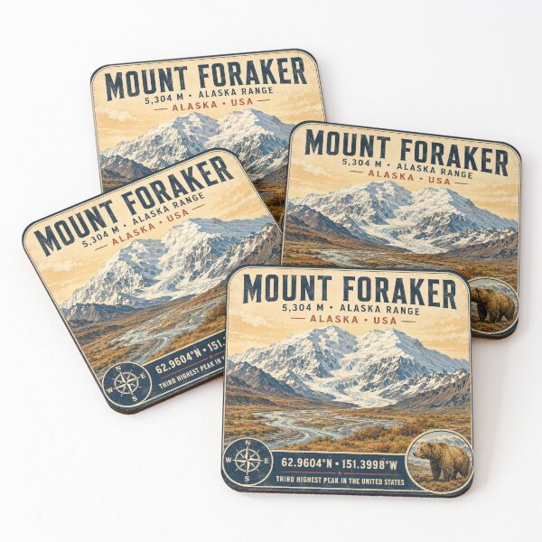 Item preview, Mount Foraker Alaska designed and sold by naturalsurvival.