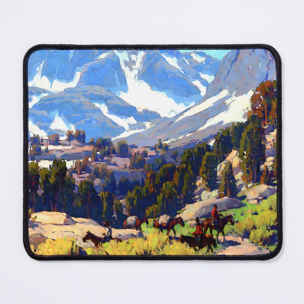 Item preview, Sierra Grande Mountain Valley with Riders - Edgar Alwin Payne designed and sold by Jon-Baran.
