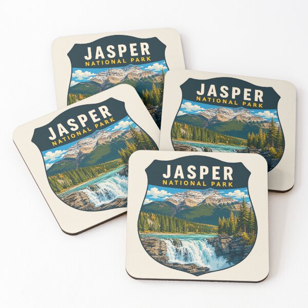 Item preview, Jasper National Park Canada – Vintage Retro Mountain Adventure designed and sold by Gideon Emmerich.