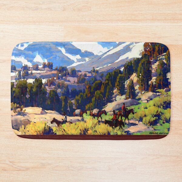 Item preview, Sierra Grande Mountain Valley with Riders - Edgar Alwin Payne designed and sold by Jon-Baran.