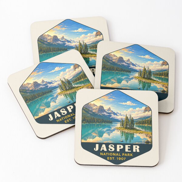 Item preview, Jasper National Park Canada – Vintage Retro Mountain Adventure designed and sold by Gideon Emmerich.
