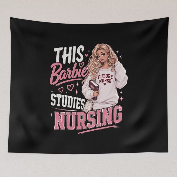 Item preview, THIS BARBIE STUDIES NURSING designed and sold by YNELENT.