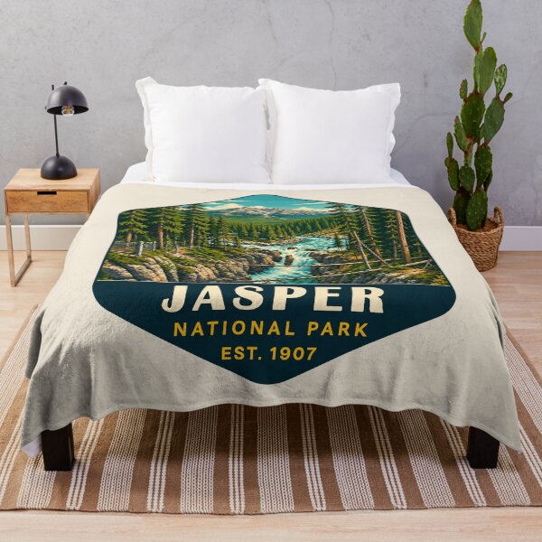 Item preview, Jasper National Park Canada – Vintage Retro Mountain Adventure designed and sold by Gideon Emmerich.