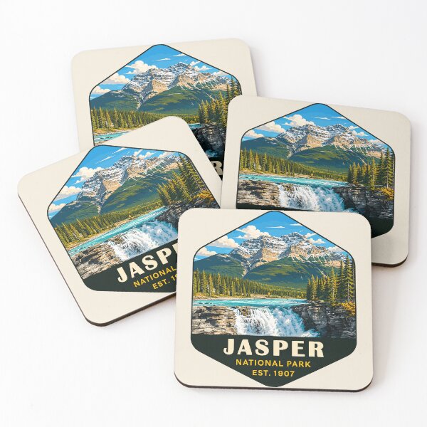 Item preview, Jasper National Park Canada – Vintage Retro Mountain Adventure designed and sold by Gideon Emmerich.