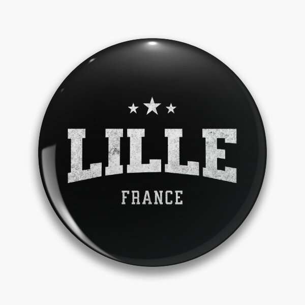 Item preview, Lille France Vintage Varsity Distressed Retro College Travel Design designed and sold by NiceTeeClub.