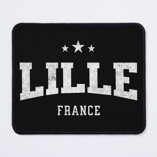 Item preview, Lille France Vintage Varsity Distressed Retro College Travel Design designed and sold by NiceTeeClub.