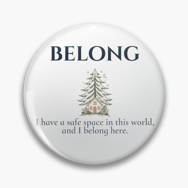 Item preview, Belong Safe Space Botanical Affirmation designed and sold by Safe Soul DeLife.