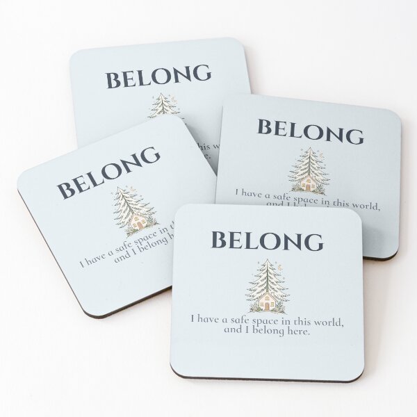 Item preview, Belong Safe Space Botanical Affirmation designed and sold by Safe Soul DeLife.