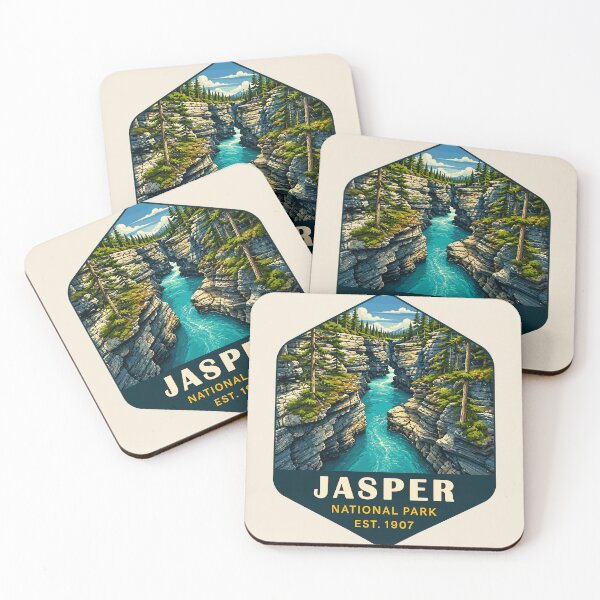 Item preview, Jasper National Park Canada – Vintage Retro Mountain Adventure designed and sold by Gideon Emmerich.
