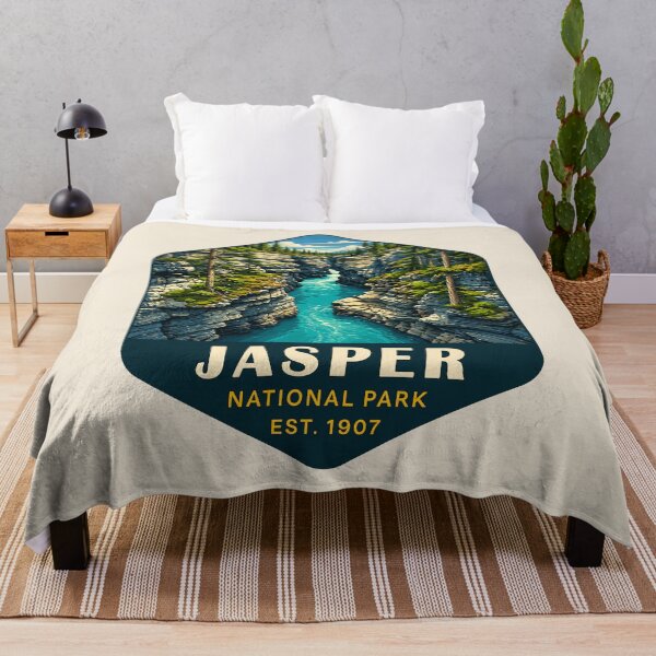 Item preview, Jasper National Park Canada – Vintage Retro Mountain Adventure designed and sold by Gideon Emmerich.