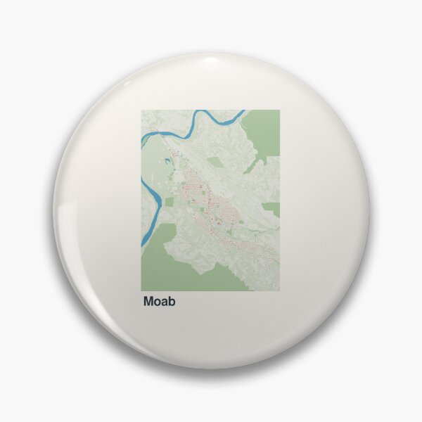 Item preview, Moab Minimalistic Map Art designed and sold by MapsNerd.
