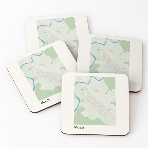 Item preview, Moab Minimalistic Map Art designed and sold by MapsNerd.