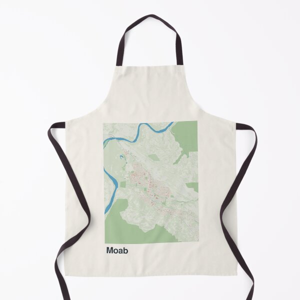 Artikelvorschau, Minimalistische Kartenkunst von Moab entworfen und verkauft von MapsNerd.