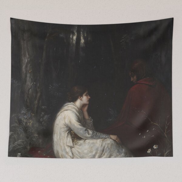 Item preview, Gothic Lovers In Twilight Forest Painting designed and sold by DarkHolyQueen.