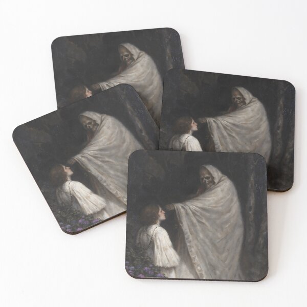 Item preview, Gothic Ghost Of Old Witch Encounter Painting designed and sold by DarkHolyQueen.