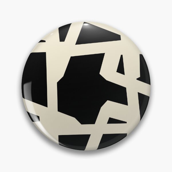 Item preview, Monochrome Angular Grid Geometric Pattern 00 designed and sold by StefanStudioArt.