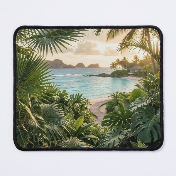 Item preview, Tropical Paradise Golden Sunset designed and sold by PrintBreeze.