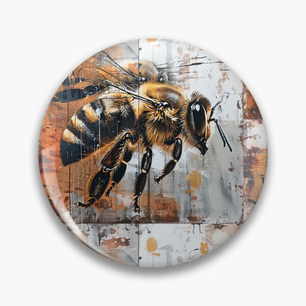 Item preview, Bees Insects rusty surface designed and sold by G-M-Designs.