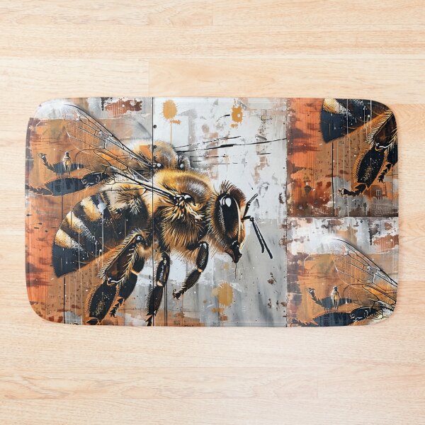 Item preview, Bees Insects rusty surface designed and sold by G-M-Designs.