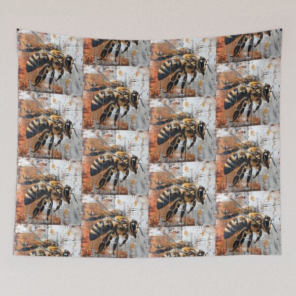 Item preview, Bees Insects rusty surface designed and sold by G-M-Designs.