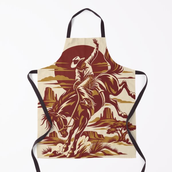 Item preview, Cowboy Bucking Bronco - Vintage Western Graphic designed and sold by JonelCrafts.