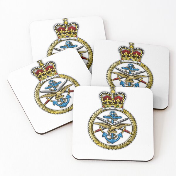 Item preview, Tri-Service badge, colour designed and sold by Auburn-Art.