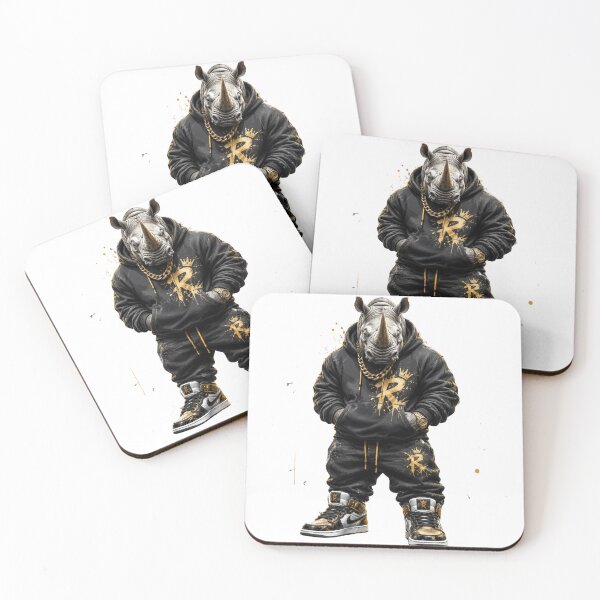 Item preview, Streetwear Rhino Black and Gold Boss  designed and sold by LC&LCPlatform.