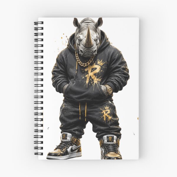 Item preview, Streetwear Rhino Black and Gold Boss  designed and sold by LC&LCPlatform.