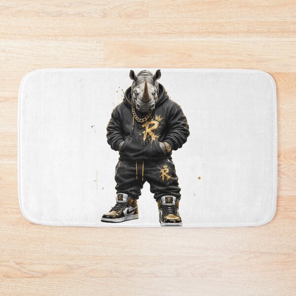 Item preview, Streetwear Rhino Black and Gold Boss  designed and sold by LC&LCPlatform.