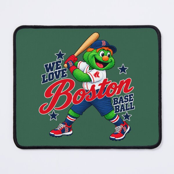 Item preview, We Love Boston Baseball Wally the Green Monster designed and sold by GhostDawgs.