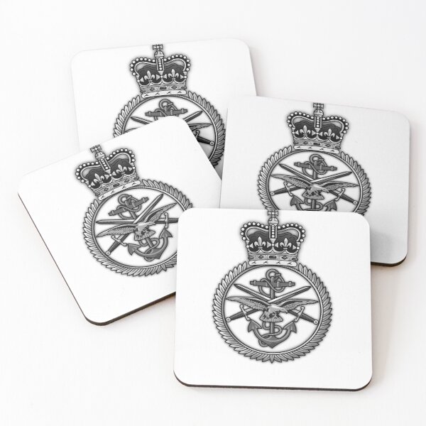 Item preview, Tri-Service badge, black and white designed and sold by Auburn-Art.