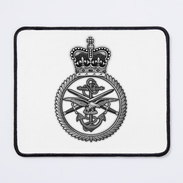 Item preview, Tri-Service badge, black and white designed and sold by Auburn-Art.