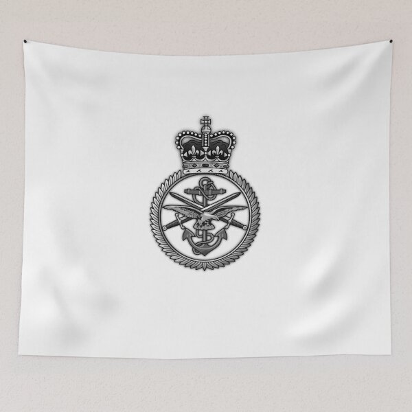 Item preview, Tri-Service badge, black and white designed and sold by Auburn-Art.