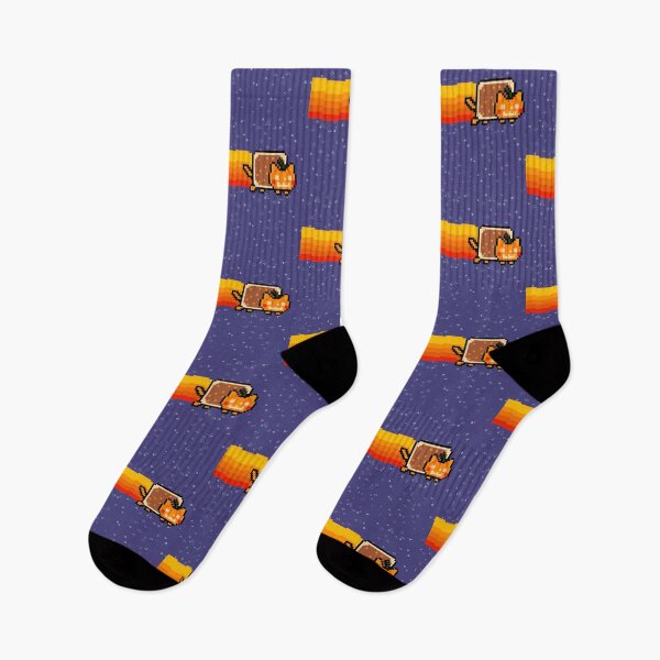 Item preview, Halloween Nyan Cat Pixel Art Y2K Retro Internet Aesthetic designed and sold by TrxshWear.
