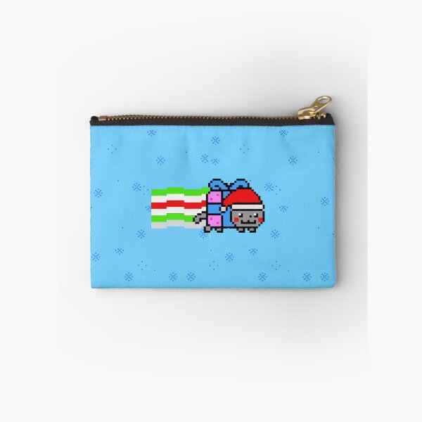 Item preview, Christmas Nyan Cat Pixel Art Y2K Retro Internet Aesthetic designed and sold by TrxshWear.