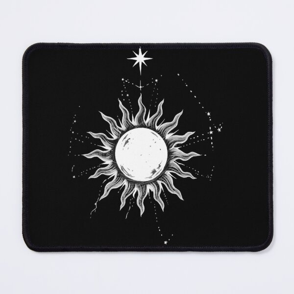 Item preview, Celestial Eclipse Sun | Gothic Occult Symbol designed and sold by Marianarcezar.