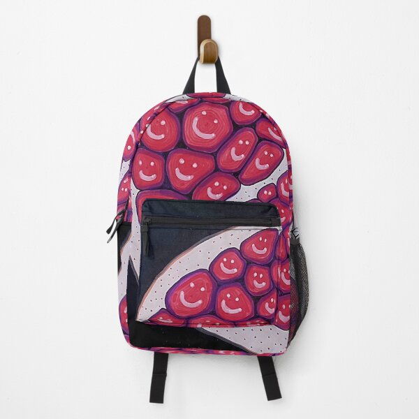 Item preview, Happy Pomegranate | Whimsical Fruit Art designed and sold by WonderwildArt.