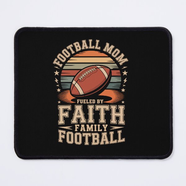 Item preview, FOOTBALL MOM FUELED BY FAITH FAMILY FOOTBALL designed and sold by jkrphoto.