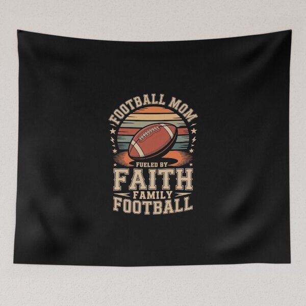 Item preview, FOOTBALL MOM FUELED BY FAITH FAMILY FOOTBALL designed and sold by jkrphoto.