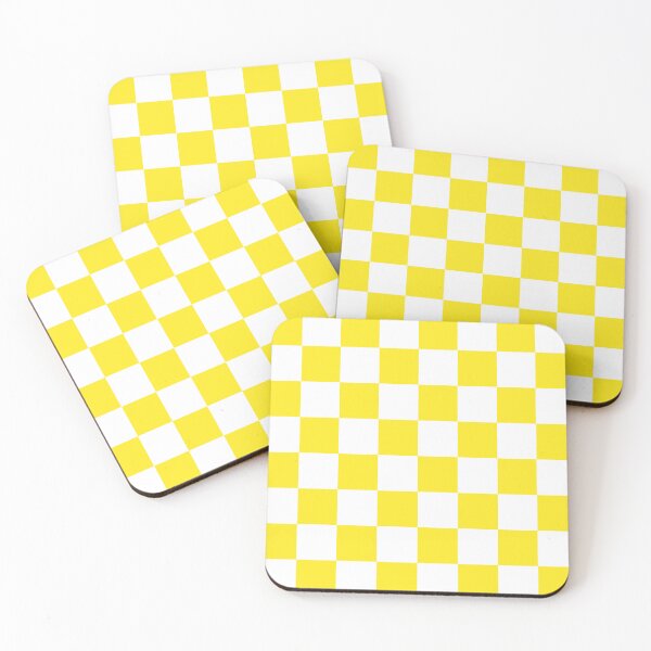 Item preview, Yellow and White Checkerboard  designed and sold by DanielleGensler.