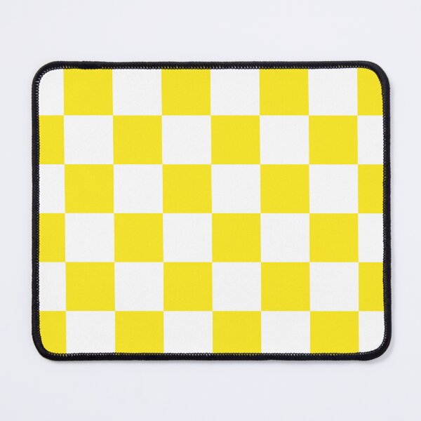 Item preview, Yellow and White Checkerboard  designed and sold by DanielleGensler.