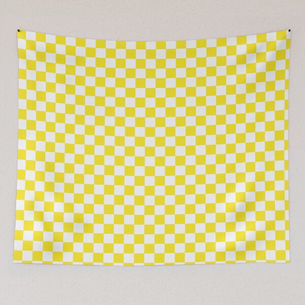 Item preview, Yellow and White Checkerboard  designed and sold by DanielleGensler.