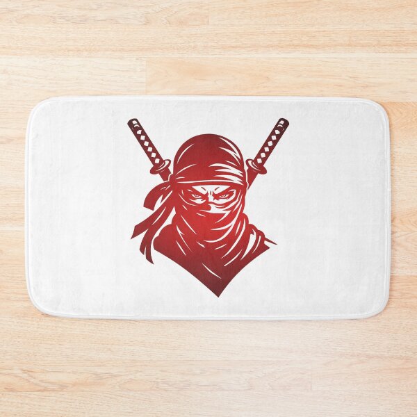 Item preview, Red Ninja Warrior with Katana Swords Japanese Assassin Graphic T-Shirt designed and sold by KarimFisal.