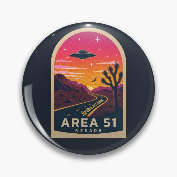 Item preview, Area 51 Patch with UFO and Sunset designed and sold by Wild-Neptune.